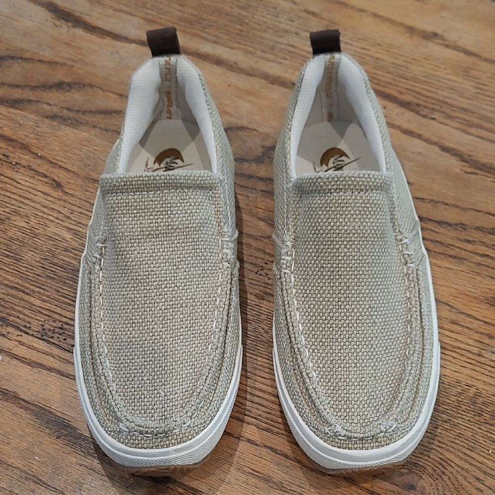 Margaritaville Beige Canvas Loafers